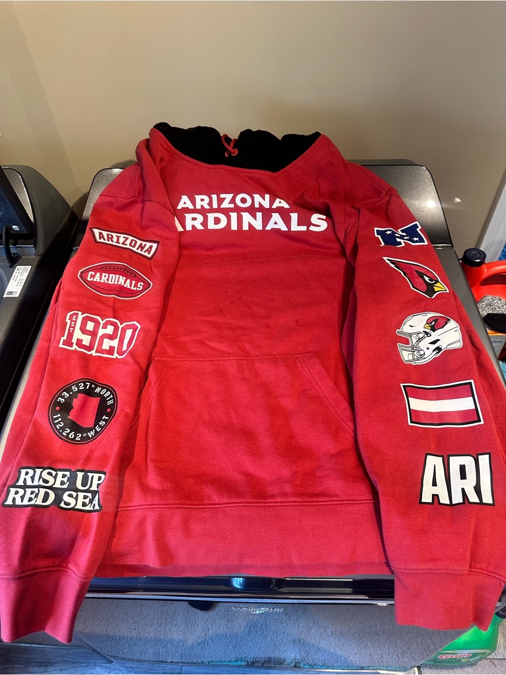 Fanatics Arizona Cardinals Red Crewneck Sweater